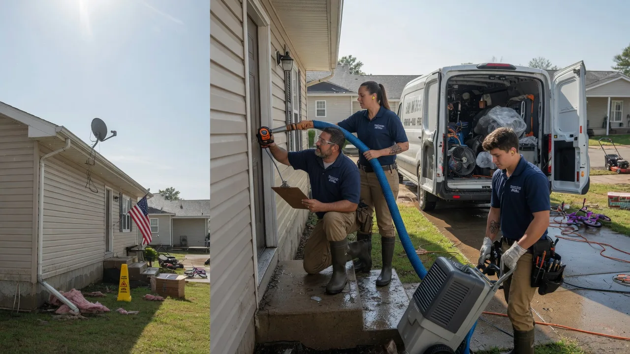 Ceiling Water Damage Restoration in Guernsey, WY near me